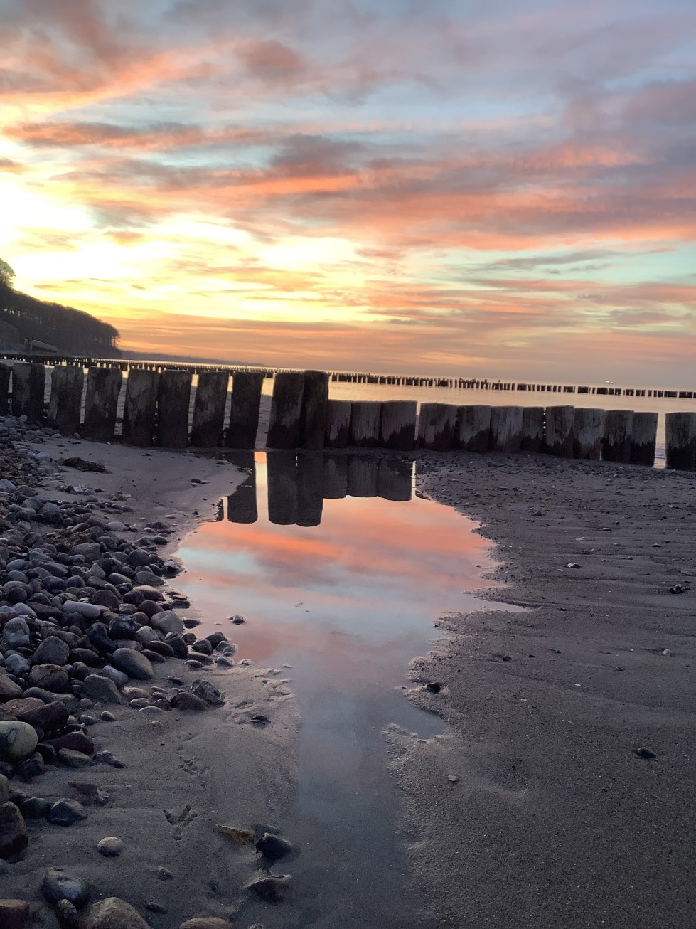 Sonnenuntergang an der Ostsee