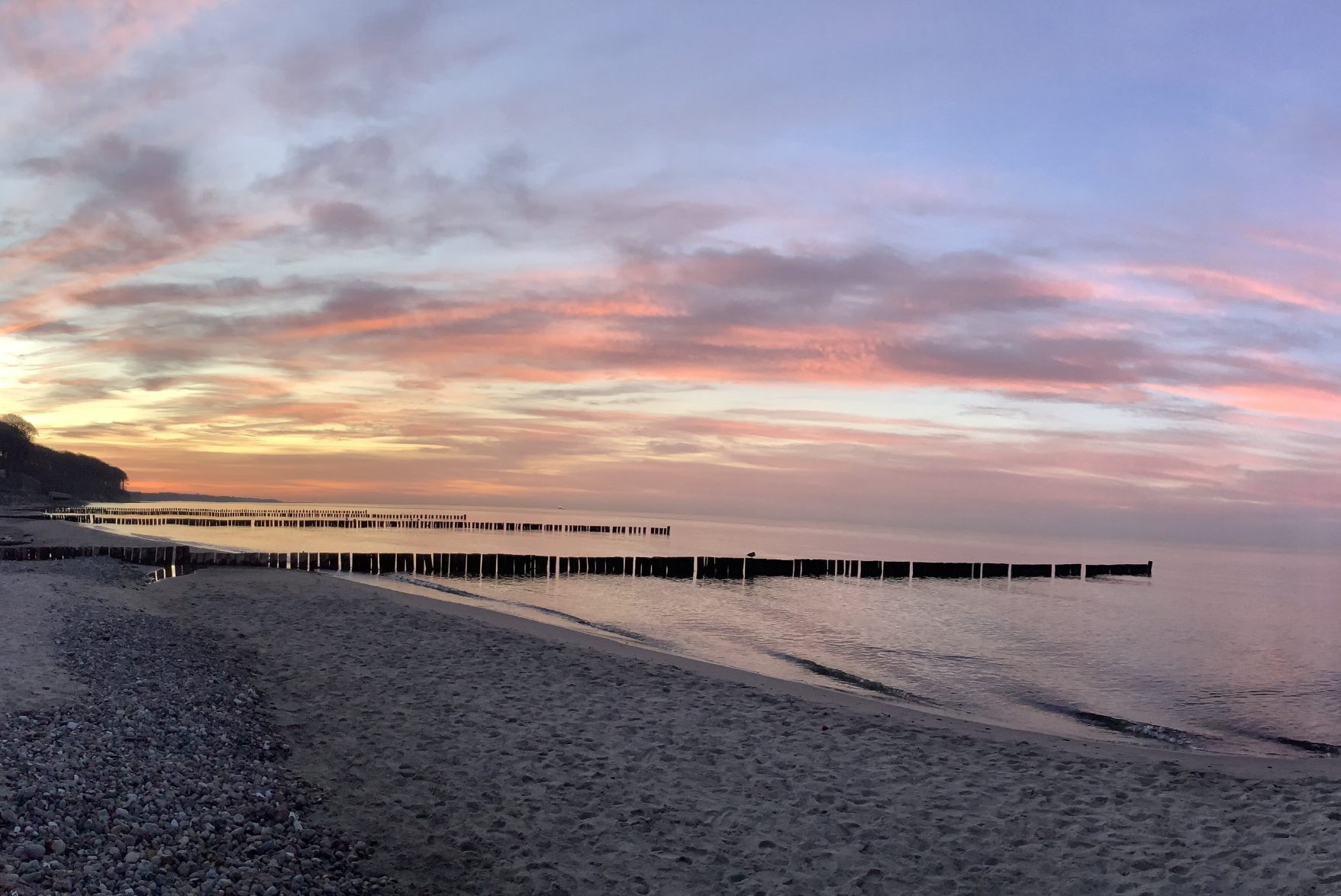 Sonnenuntergang an der Ostsee
