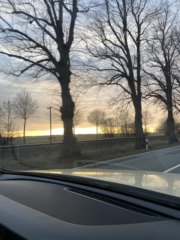 Aussicht auf den Sonnenuntergang